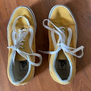 mustard yellow vans